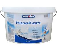 10 litres Renolin blanc polaire peinture murale extra 70m² blanc mat pouvoir couvrant extrême