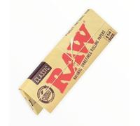10 livrets - RAW CLASSIC Taille du papier rouleau naturel 1,25 ou 1 1/4