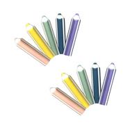 10 Lot de Gommes Sans Poussiere en Forme de Crayon Gomme Kawaii pour Bureau et Dessin Gomme Mie de Pain Douce et Propre Accessoires de Papeterie Pratiques pour Etudiants et Professionnels