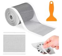 10 M Attrape Cheveux Douche 100 mm, Filtre Douche Cheveux, Tamis Adhésif, Filtre De Douche Autocollant en Maille pour Caniveau De Douche, Salle De Bain, Cuisine (10cm*10m)