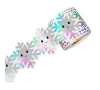 10 M Bulletin de flocons de neige Border Border Decorative Classroom Planches adhésives adhésives pour l'école des flocons de neige pour décoration scolaire