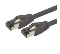 10 m Cat8 Network Cable CAT8 Cable Black-1 Piece Cat.8 Lan 2000 MHz 40 Gbps 40GBase-T Poe+ Patch Cable LSZH Ethernet Cable-1 x 10 m Black