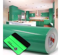 10m Oracal 621 Brillant 061 Vert Film pour Découpe + Raclette Autocollant