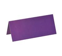 10 Marque Place en carton 3 x 7 cm Prune