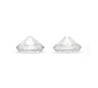 PartyDeco Marque-places Diamant Lot de 10 4 x 3 cm Transparent