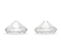 10 marque-places incolore diamant 40mm - partydeco sdw40-099 Transparent G