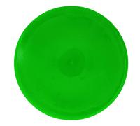 10 marqueurs de terrain de sport, marqueurs en disque plat pour l’entraînement au tennis et au football, marqueurs de zones de terrain de couleur vive avec bord arrondi pour une ut (Verte)