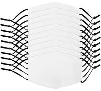 10 Masque visage-bouche-nez imprimable Masque en tissu pour impression par sublimation S M L