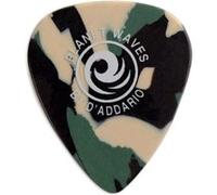 Planet Waves 1CCF6-10 Camouflage Pack de 10 Médiators Lourd