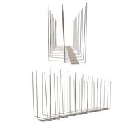 10 mètre Pointes mouettes 3 Rangs sur V2A Titan - Solution de qualité pour contrôle des Oiseaux Pointes en Acier Inoxydable de contrôle des Oiseaux
