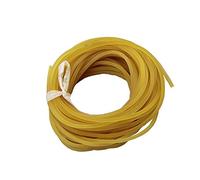 10 mètres de diamètre 2 mm/2,2 mm/2,5 mm/3 mm/3,5 mm/5 mm Uni Traditionnel Solide Élastique Corde de Pêche Attachée (Ambre 5 mm)