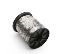 10 mètres de diamètre de fil d'acier doux 0,1 0,2 0,3 0,4 0,5 0,6 0,8 mm Fil d'acier inoxydable 304 Fil de fer doux d'arrimage à un brin(0.1mm)