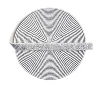 10 mètres de ruban élastique métallisé à paillettes pour bretelles de soutien-gorge, 10 mm (3/8"), en nylon pelucheux, pour la couture de lingerie et de robes.,Mèche,10 mètres