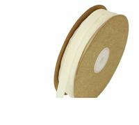 (10 mètres/rouleau) Ruban de velours 10 mm, ruban de dentelle de Noël, décoration d'emballage, décoration de fête de vacances faite à la main - Beige - 10 mm