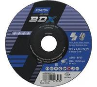 10 meules d'ébarbage BDX à moyeu déporté - 230 x 6,4 x 22,23 mm NORTON