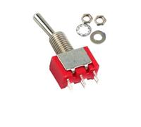 10 micro-interrupteurs MTS102 MTS203 6mm | Interrupteur Miniature ON-OFF-ON, interrupteur à bascule unipolaire 3 broches 6 broches(3Pin ON-OFF-ON)