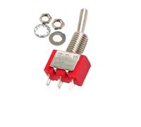 10 micro-interrupteurs MTS102 MTS203 6mm | Interrupteur Miniature ON-OFF-ON, interrupteur à bascule unipolaire 3 broches 6 broches(3Pin ON-ON)