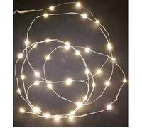 10 Microled Lineari Luci Bianco Caldo A Batteria Luci Di Natale Addobbi Presepi