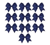 10 mini nœuds bleus pour filles