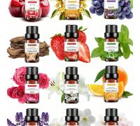 10 ml/0,33 fl oz Huile parfumée hydrosoluble, convient aux diffuseurs d'arômes, humidificateurs, idéal pour la chambre, le bureau et les espaces intérieurs. Excellent cadeau pour un anniversaire, une