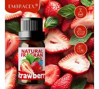 10 ml Huile essentielle parfumée à la fraise, arôme doux et frais, convient pour diffuseur à bâtonnets, diffuseur de voiture, parfum de longue durée, apaisant, peut être utilisé dans un diffuseur, pro
