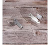 10 mm/0,4in Universal Motorcycle Hand Guard Wind Defflektor Protector for Hondatransparent