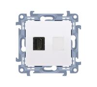 10 MODULE PRISE BLANCHE 1X HDMI 10 CGHDMI.01/11