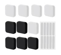10 Morceaux D'Angle Anti-Collision Et 10 Morceaux De Bandes Anti-Collision, Coussinets De Silicone De Poignée De Porte, Accessoires De Meubles, Fournitures De Protection Des Murs.