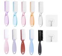 10 Morceaux De Poussière Et 2 Crochets De Pièces, Outils D'Art À Ongles, Brosses De Nettoyage Des Ongles, Fournitures De Soins Des Ongles.