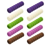 10 Morceaux De S De Poignée De Porte, Couvercles De Protection Doux, Accessoires De Porte, Tampons De Poignée De Porte, Fournitures De Protection Par Mur.