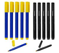 10 Morceaux De Stylo À Damier De Billets, Stylo De Détection De Pièces De Monnaie Contrefaite, Détection De Devises Contrefaits, Réutilisable, Outil D'Essai De Pièce.