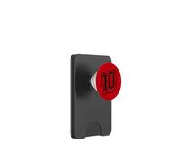10 Noir Perfect Ten - Numéro 10 pour Les équipes Sportives PopSockets PopWallet pour MagSafe