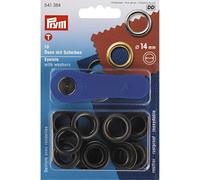 10 Oeillets Avec Rondelles 14mm + Outils