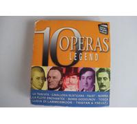 10 Operas Legend - Pack 10 Cd Wallet