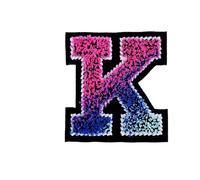 10 ou 26 écussons brodés en anglais avec lettres et motif brosse à dents, coudre sur vêtements décorer soi-même (chapeaux, etc.)(ColorK)