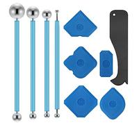 10 Outils de Finition de Joints, 4 Outils Grattoir Joint Carrelage à Bille Métallique, 5 Outils de Retrait de Silicone et 1 Grattoir en Plastique, Ensemble d'Outils de Retrait de Joints pour le Sol
