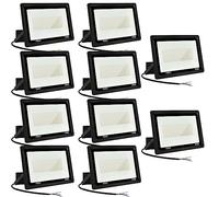 (10 pack) 150W Projecteur LED,spot led extérieur 15000LM Super Brillant Projecteur LED Exterieur IP66 Etanche Projecteur Exterieur Led 6500K Blanc Froid Projecteur Led pour Garage, Jardin, Terrace
