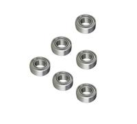10-pack 440 acier inoxydable SMR74 SMR74RS SMR74-2RS SMR74ZZ SMR74 roulement à billes à gorge profonde 4x7x2.5mm roulement à billes(2RS NBR Seals)