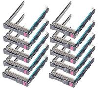 10-Pack 651687-001 Rev 4010 Plateau De Disque Dur Sff Tray Caddy Caddie Pour Hp G9 Gen9 Dl380P Dl380E Dl360P Dl385 Dl388 Dl380 Dl160 Dl580 Ml350E Ml310E Sl250S 2,5"" Avec Puces Et [ZHB0706]
