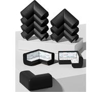 10 Pack Baby Foam Corner Guards,Table Protector For Kids,Suitable For Coffee Table,Desk,Furniture,Fireplace,Pointed Corners (Black)