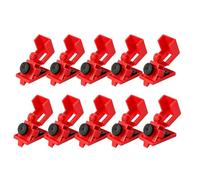 10 Pack Circuit Breaker Lockout Device 120/277 Volt Clamp-on Single Pole Breaker Lock Out Device