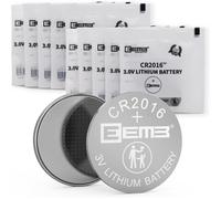 10 Pack CR2016 Batterie 3V Batterie au Lithium Bouton Pile 2016 Batterie ECR2016 DL2016 LM2016 pour Clé de Voiture Fob, Montre, Calculatrice, Ouvre - Porte de Garage, Jouet, Lumière LED