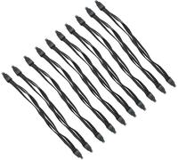 10 pack économique de 65cm tendeur de bagages pour vélo | sangle de serrage pour porte-bagages | caoutchouc de serrage pour porte-bagages | caoutchouc pour bagages avec 2 crochets | tendeur de bagages