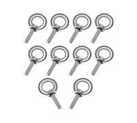 10 Pack M4*10 Eye Bolts 304 Stainless Steel Ring Marine Bolts And Various Engineering Lifting Equipment WVP