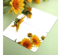 10 Pack Mirror Sheets Acrylic Plastic Flexible Mirror Sheets Glass Free Safety Mirror Sheets Frameless Flexible Stickers Small Rectangle Trays (6.3 X 4.2