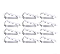 10-Pack Stainless Steel Sun Visor Clips for Photos