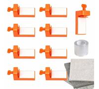 10-Pack Tile Corner Positioning Clips - Heavy-Duty Right Angle External C