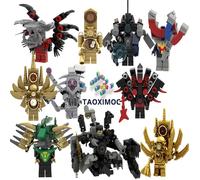 10 Packed Figures, Figurines 3D Amusantes de Bureau, Déco de Bureau, Étagère & Idée Cadeau Originale, pour aux Joueurs