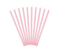 PartyDeco Pailles cartonnées – Lot de 10 – Rose