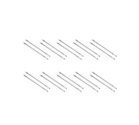 10 Pair 62.5cm 24.6 pouce 4 Section Telescopique Acier Inoxydable AM FM Radio Universel Antenne